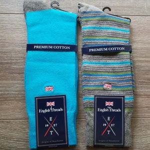 2 Pair NWT Mens Sock Assortment